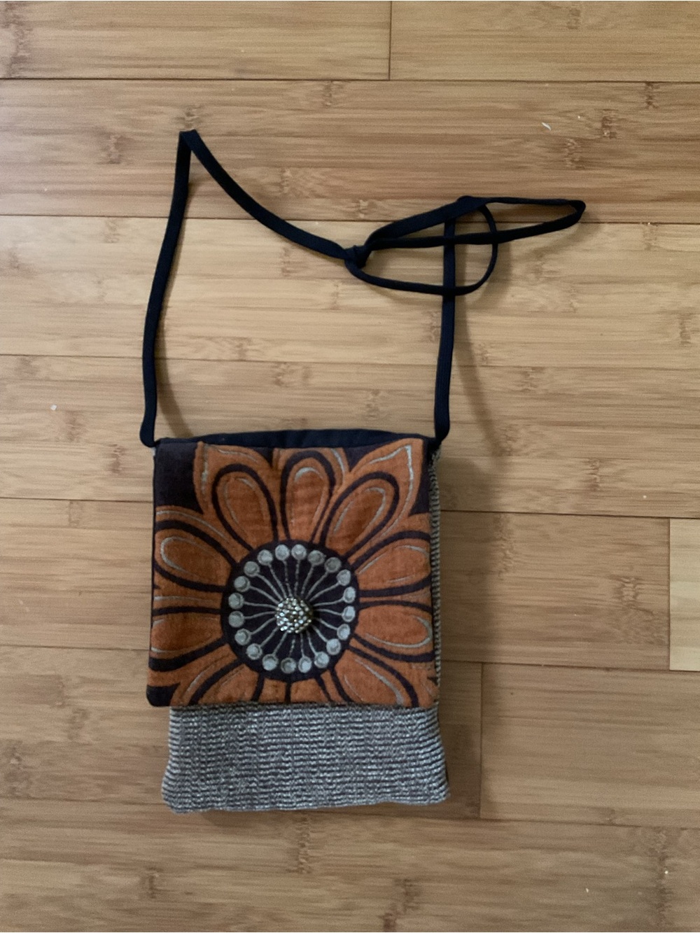 Handmade One-of-a-kind Crossbody Bag